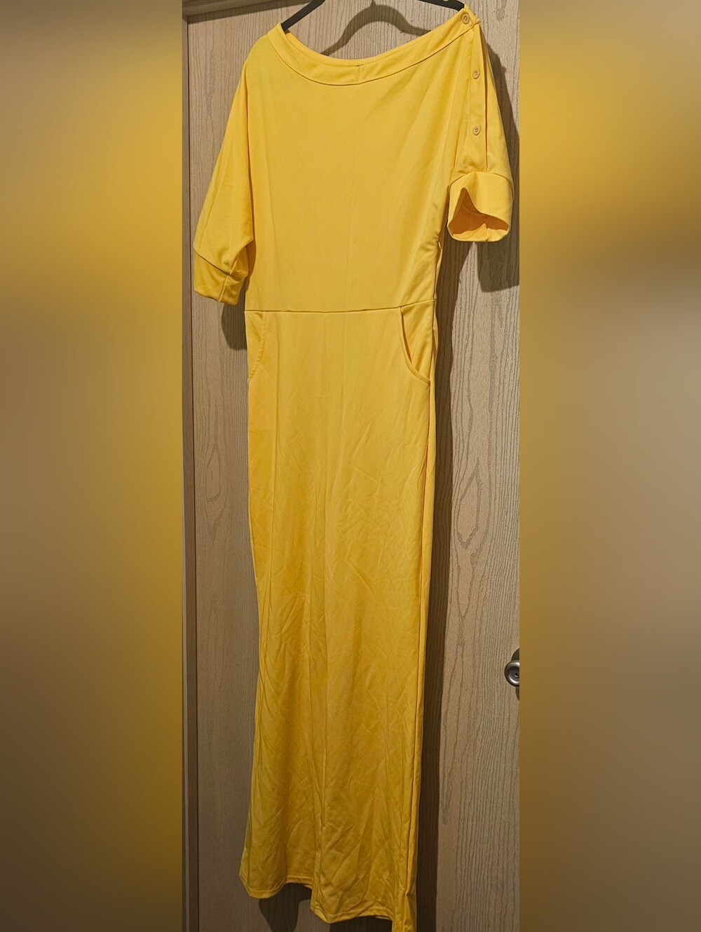 Versatile Yellow Women's Jumpsuit